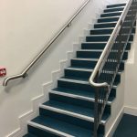 Commercial stairs handrail and balustrade